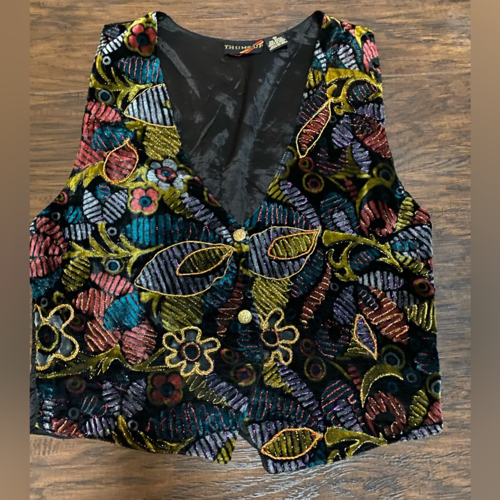 Vintage boho style vest